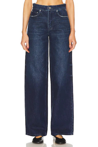 GRLFRND Angelina Baggy Slouch Jeans in Ryman Blue from Revolve.com | Revolve Clothing (Global)