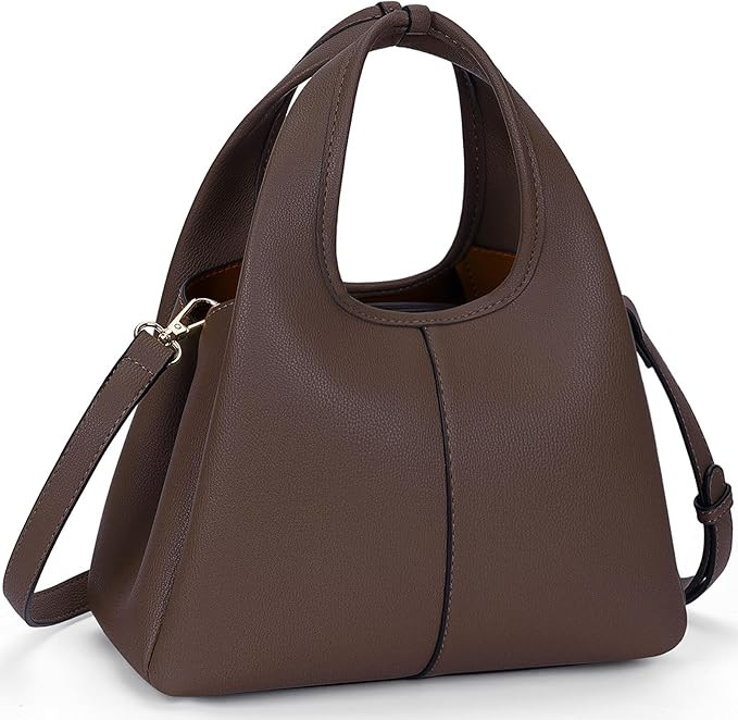 Women's Top Handle Handbag Small Satchel Bags Trendy Hobo Purse Crossbody Bag Faux Leather Should... | Amazon (US)