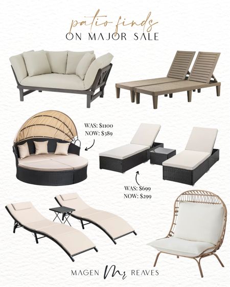 Patio on sale now - patio sale - patio furniture on sale - furniture finds on sale 

#LTKswim #LTKsalealert #LTKhome