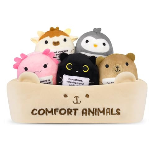 Zuicxlsy Emotional Support Plush Animal Set,6 Pcs Cute Animals Plush Toys | Amazon (US)