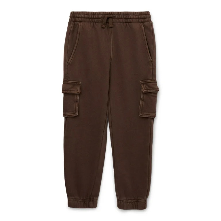 Wonder Nation Boys Fleece Cargo Pants, Sizes 4-18 & Husky | Walmart (US)