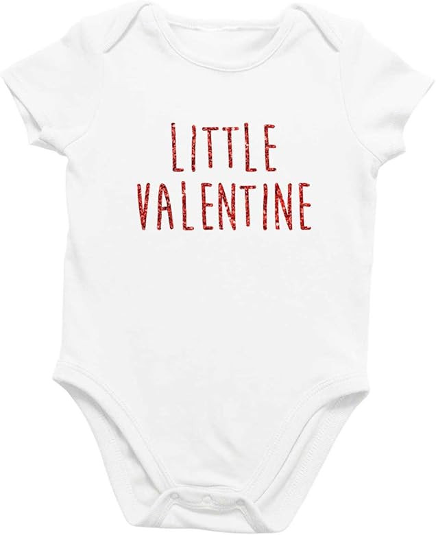 Onesie Organic Baby One Piece Short Sleeve Valentine's Bodysuit, 0-12 Months - Little Valentine | Amazon (US)