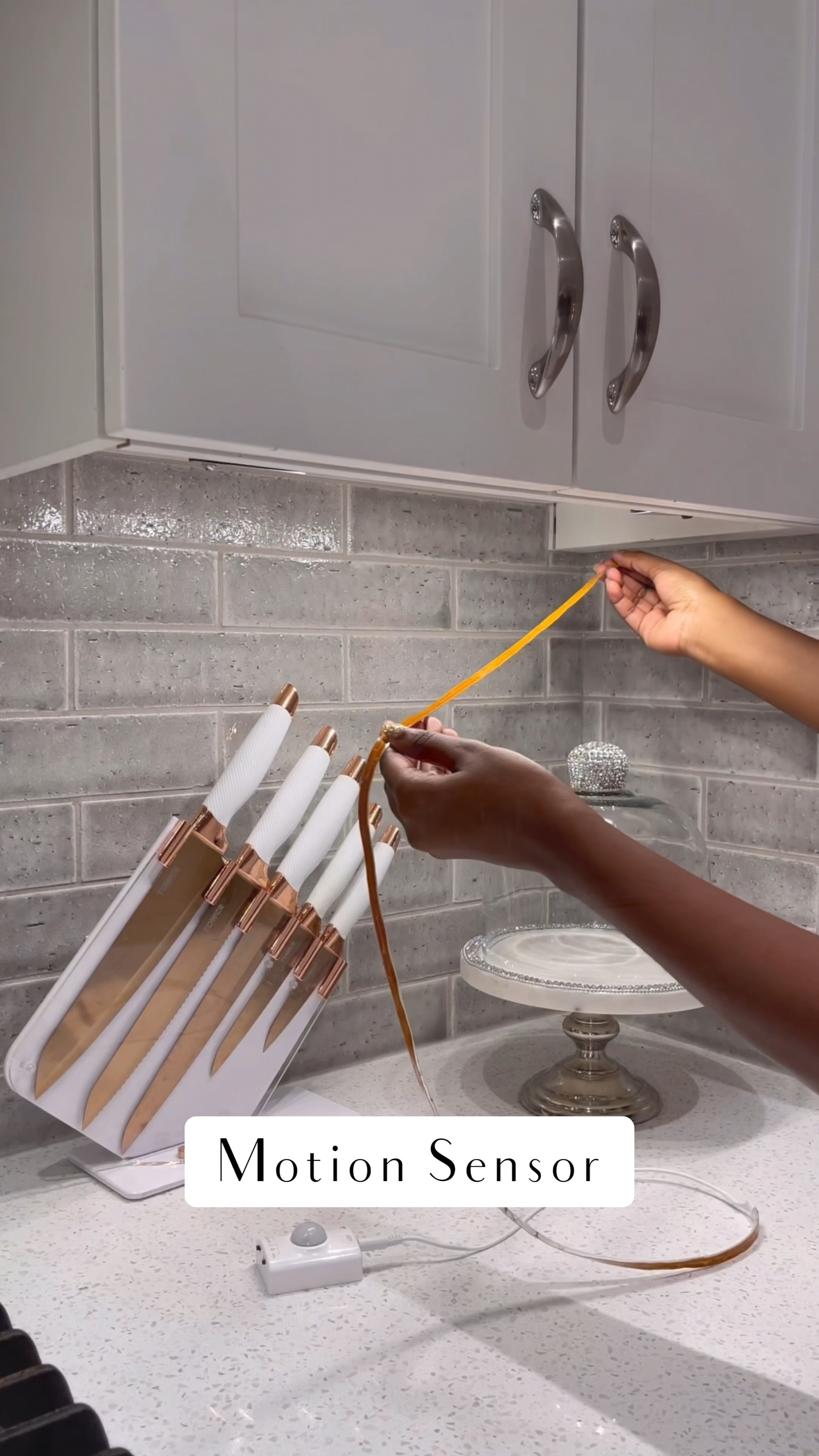 😃 Transform your kitchen into a trendsetting haven with Amazon's decor treasures. Light up your culinary space innovatively with LED strip lights featuring motion sensors, enhancing both style and practicality. #KitchenDesign #AmazonHome #LEDLighting

#LTKstyletip #LTKhome #LTKVideo