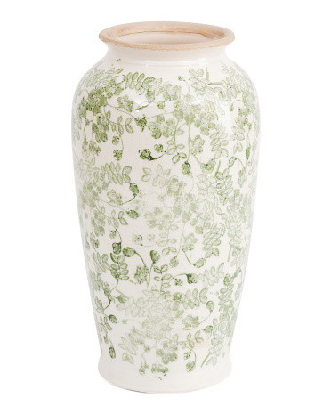 7.5x14.5 Floral Ceramic Vase | TJ Maxx