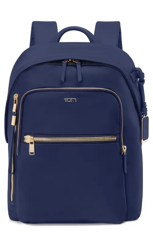 TUMI Halsey Backpack in Indigo/Light Gold at Nordstrom | Nordstrom