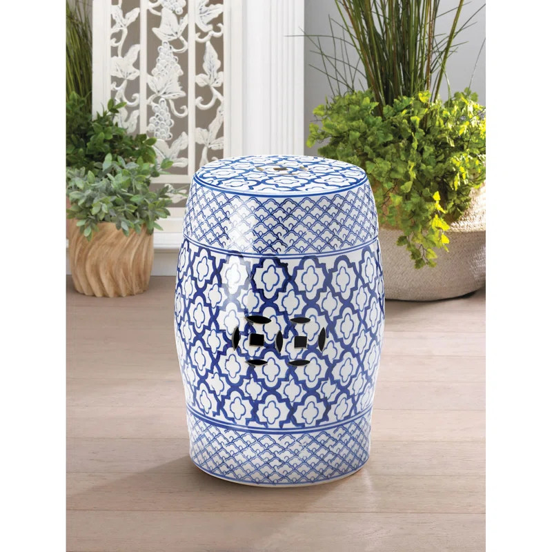 Silana 18'' Tall Ceramic Garden Stool | Wayfair North America