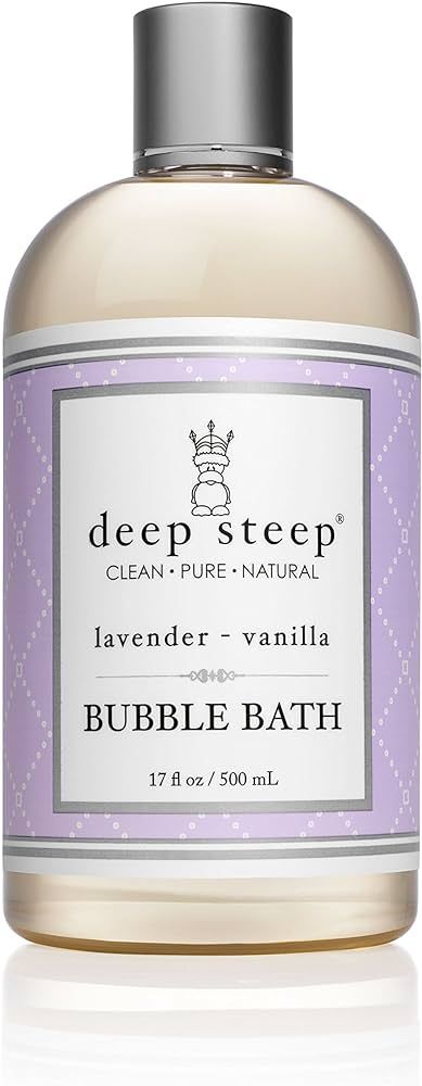 Deep Steep Classic Bubble Bath Lavender Vanilla 17 Ounce | Amazon (US)