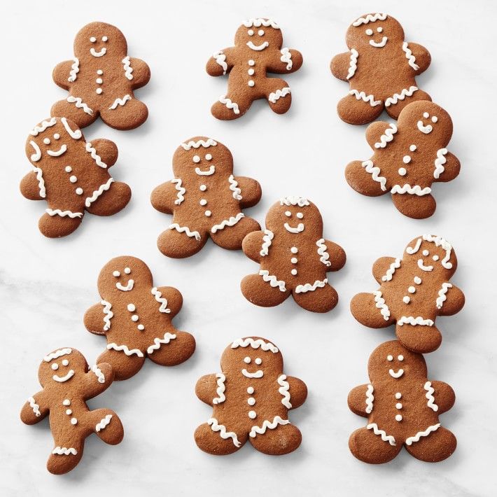 Cookie Crumbs & Crust Gingerbread Men, Set of 12 | Williams-Sonoma