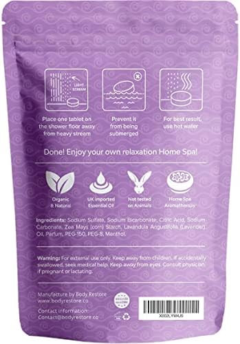 BodyRestore Shower Steamers (Pack of 15) Mother's Day Gifts for Mom - Lavender Essential Oil Scen... | Amazon (US)