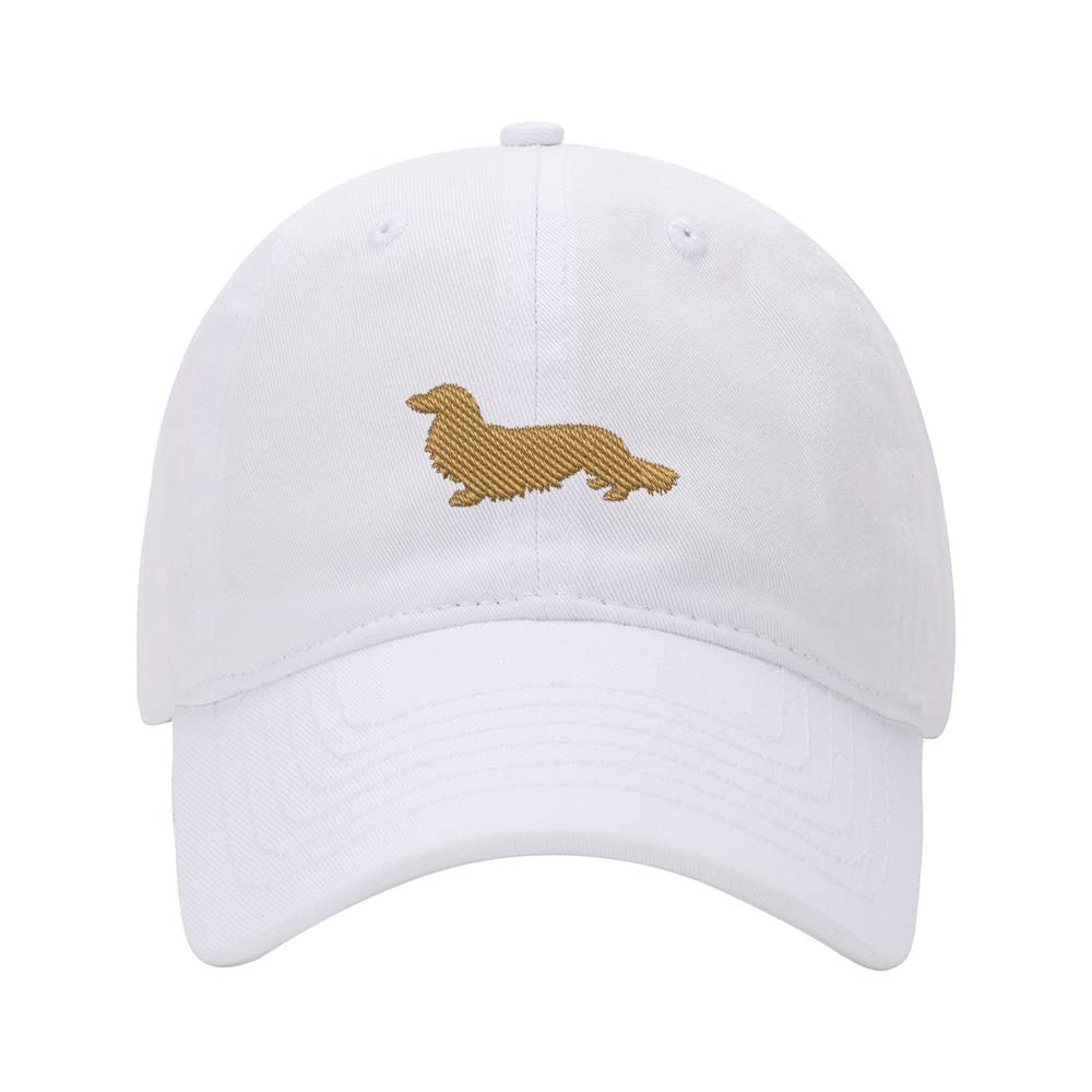 Men's Baseball Caps Long Haired Dachshund Embroidered Dad Hat Washed Cotton Adjustable Embroidery... | Amazon (US)
