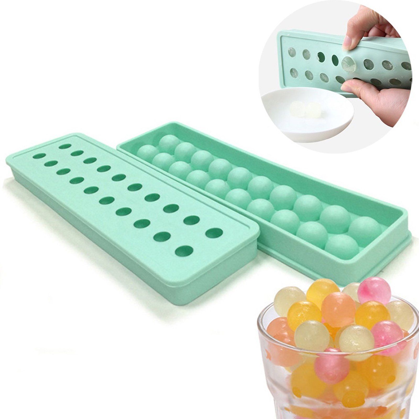 1pcs Mini Silicone Candy Sphere Ice Cube Tray Mould Cube Round Ball DIY Bar Tool | Walmart (US)