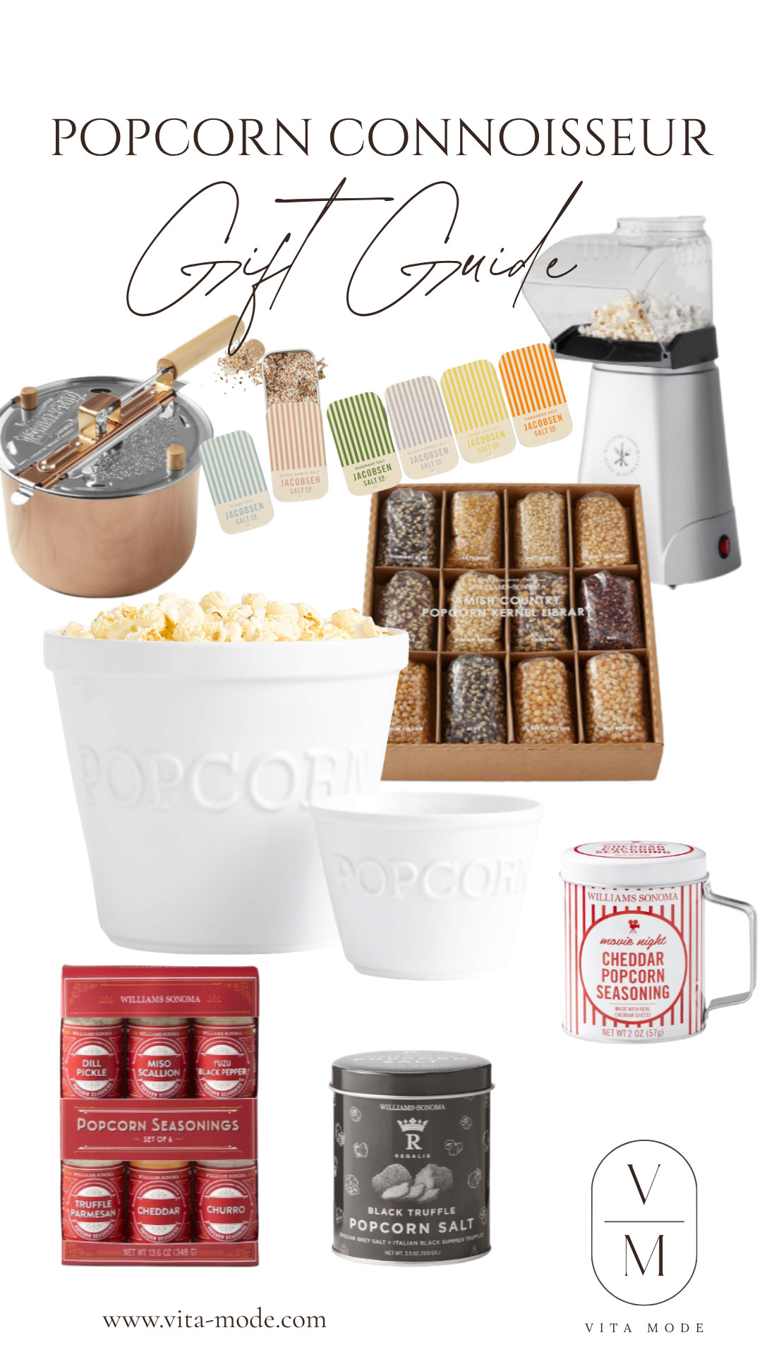 Some niche gift guides coming your way- starting with some things for the popcorn lover!

Whether it's for movie night or just an afternoon snack, give the gift of elevating the next bowl of popcorn with special popcorn varieties, air or stovetop poppers, flavored salts and seasoning and a gorgeous bowl to put it all in.

#popcorn #giftguide #holidayshopping #christmasgifts
 

 #LTKGiftGuide #LTKHome #LTKFindsUnder50