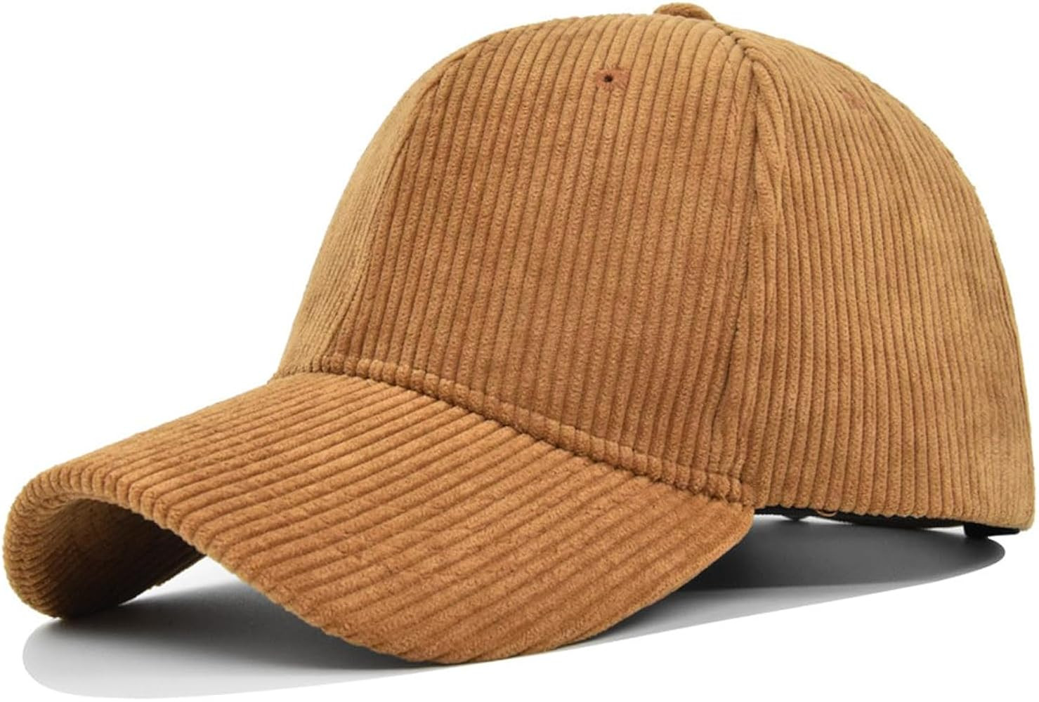 Corduroy Baseball Cap for Women Men Adjustable Vintage Low Profile Solid Color Dad Hat | Amazon (US)