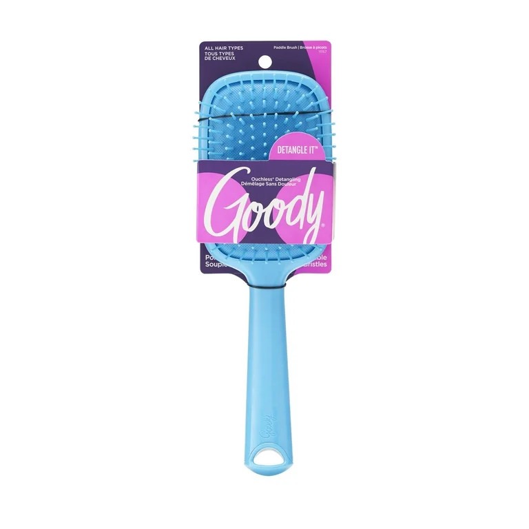 Goody® Detangle It Paddle Brush Blue, All Hair Types 1 CT | Walmart (US)
