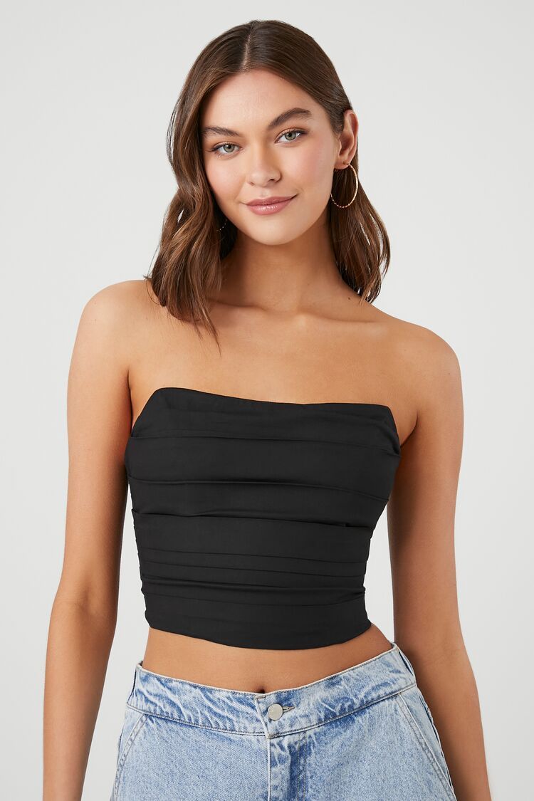 Ruched Cropped Tube Top | Forever 21 (US)