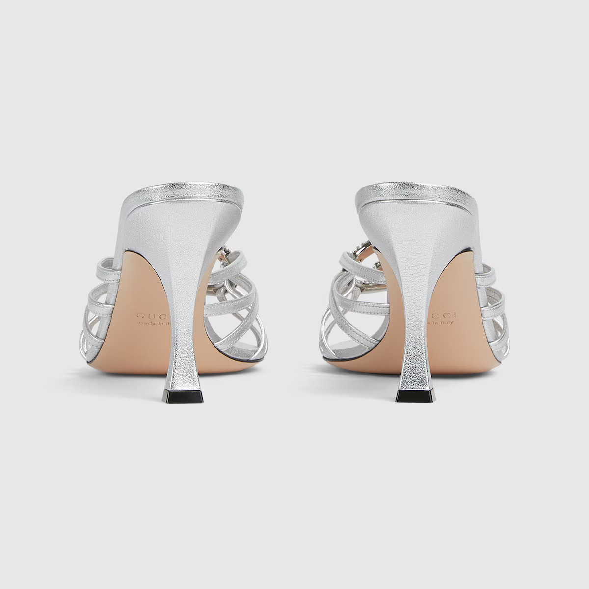 Gucci - Women's slide sandal with crystal Interlocking G | Gucci (US)