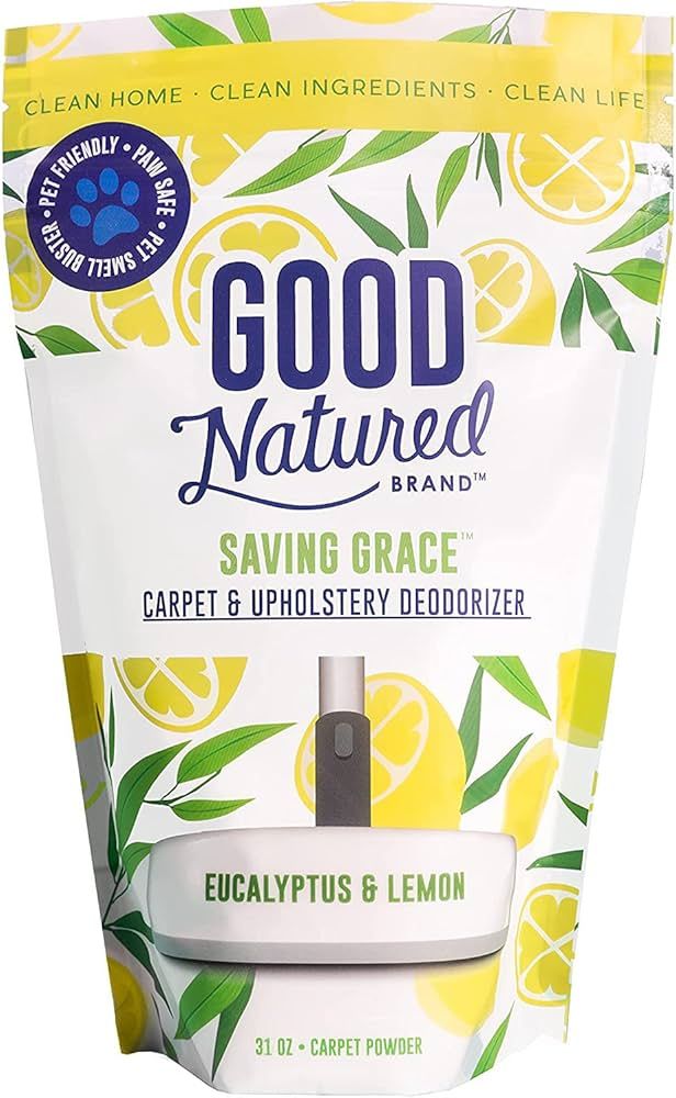 Good Natured Brand Saving Grace Natural Carpet & Upholstery Deodorizer Powder, Fresh Eucalyptus &... | Amazon (US)