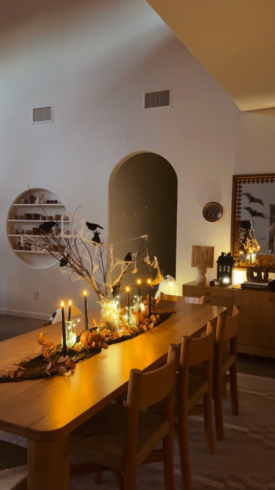 Spooky Halloween dining room decor 

#LTKHome #LTKSeasonal