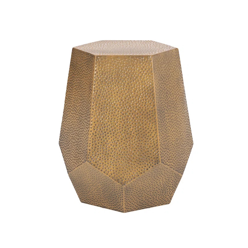 Langley Street® Kelston Mills Denison Hammered Iron Geometric Side Table & Reviews | Wayfair | Wayfair North America