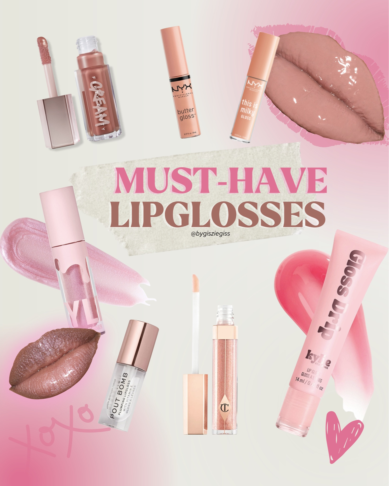 Must-have lipglosses. Nude lipglosses. Pink lipgloss. Clear lipgloss. Neutral lipgloss. Shiny lipgloss. Beauty recommendations. Beauty gift guide. Winter beauty hacks. Fall lip hacks.

#LTKU #LTKGiftGuide #LTKbeauty
