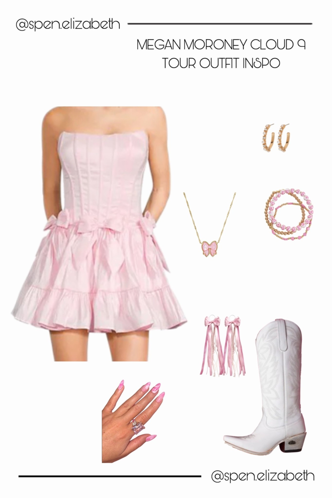 megan moroney cloud 9 tour concert outfit inspo!!