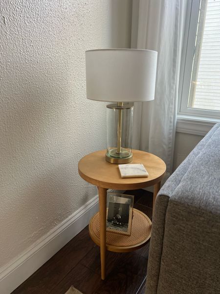 $100 side table for the living room from Nathan James. It’s great quality! Gold lamp. Glass lamp. Living room decor. Target home find. Affordable furniture.

#LTKstyletip #LTKfindsunder100 #LTKhome