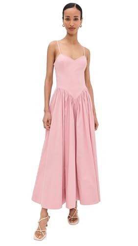 Hemant and Nandita Women's Corseted Maxi Dress, Pink, S | Amazon (US)
