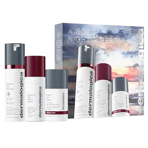 Dermalogica A Goodnights Rest – Day to Night Skincare Routine Set, Includes SPF Moisturizer, Face Serum, and Deep Moisturizer, 1.7 + 0.34 + 0.5 Fl Oz | Amazon (US)
