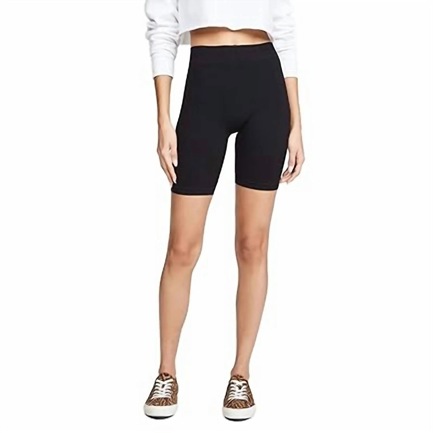Seamless Bike Short In Black | Shop Simon