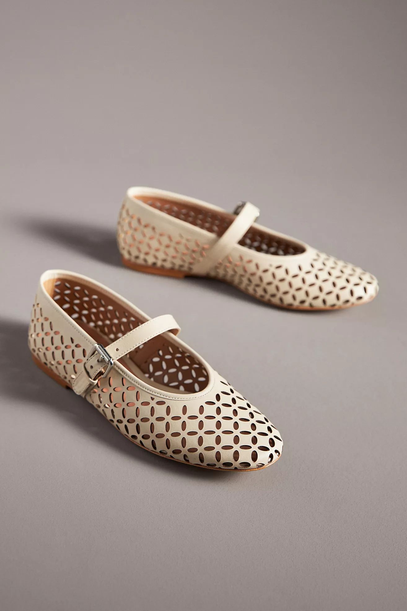 By Anthropologie Floral Cutout Flats | Anthropologie (US)