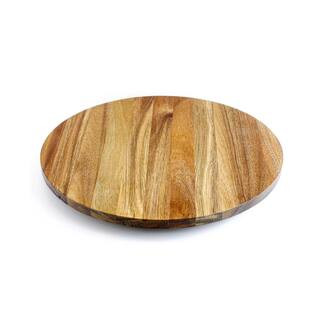 Over and Back 15 in. Dia Acacia Wood Lazy Susan 929641 - The Home Depot | The Home Depot