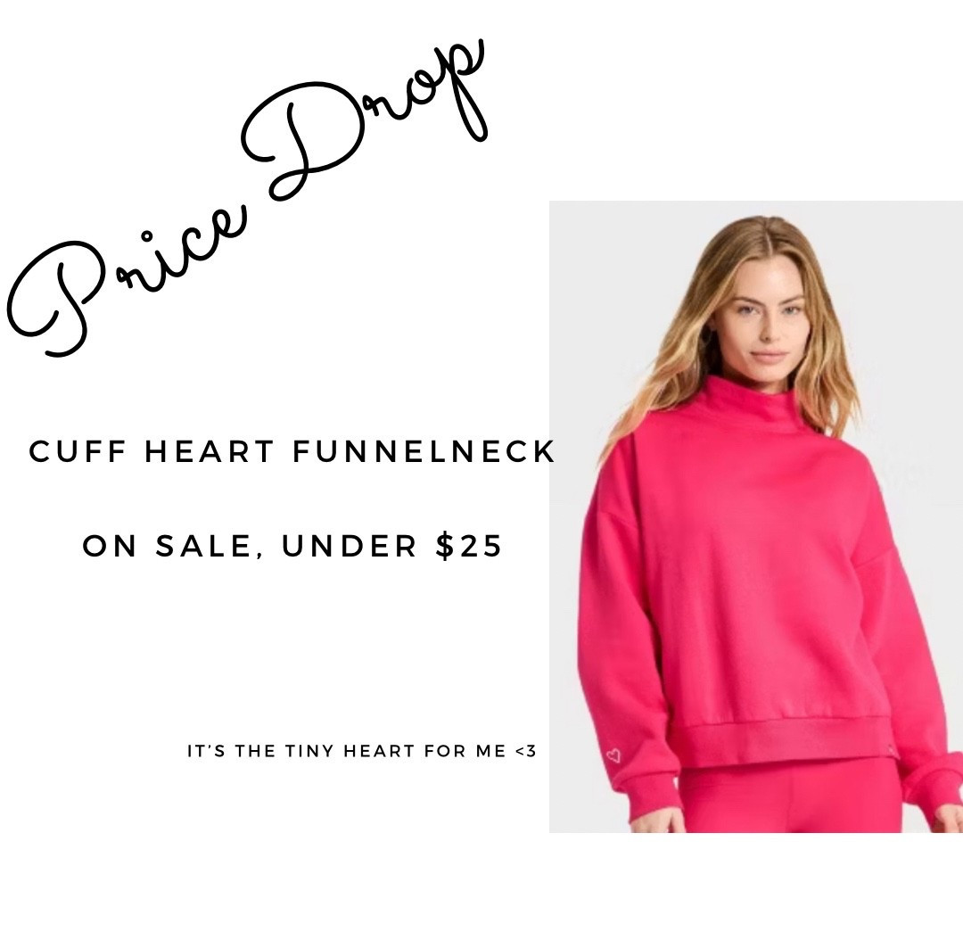 This color is awesome and the small heart on the sleeve is so cute! love a mockneck and I love that hearts and love designs can be worn anytime, not just February. 


#valentines #target #lovesweatshirt 
#LTKSeasonal #LTKU #LTKOver40 #heartsweatshirt #salefinds #under25 #budgetfriendly 

#LTKSeasonal #LTKFindsUnder50 #LTKSaleAlert