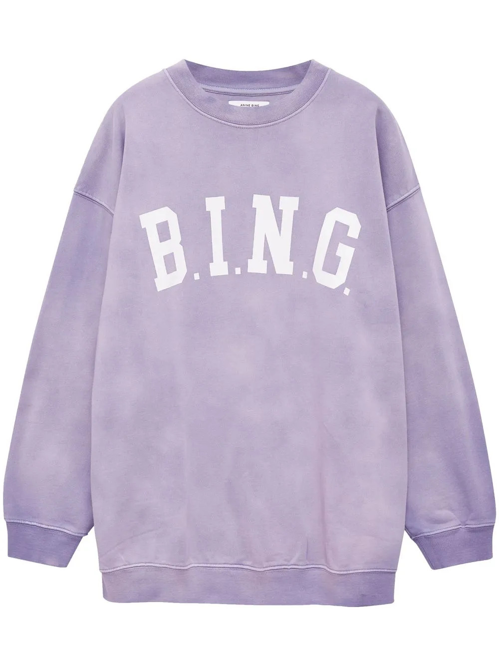 ANINE BING Tyler logo-print Sweatshirt - Farfetch | Farfetch Global