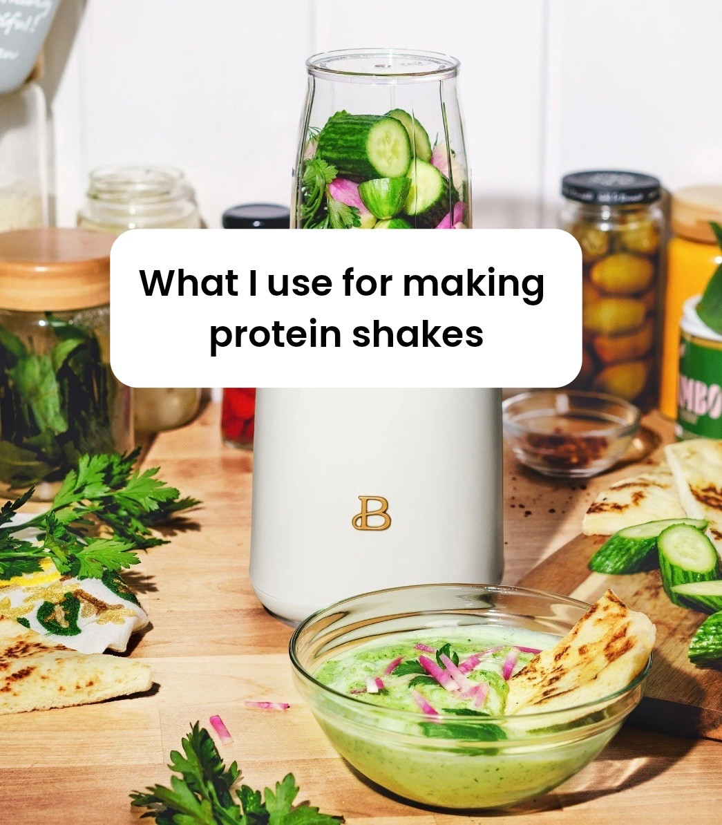Proof that a protein shake blender doesn’t have to look like ugly.
She’s pretty, powerful, and permanently living on my countertop like the little wellness appliance she is. 🤍

#LTKselfcare #LTKHome #LTKmorningroutine