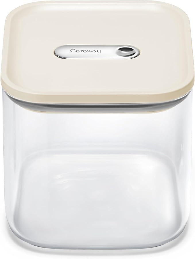 Caraway 2.5qt Glass Airtight Food Storage Container with Lid – Non-Toxic, BPA-Free Kitchen Stor... | Amazon (US)