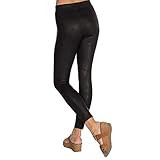 Mud Pie Women's Leather Leggings, Black, X-Small | Amazon (US)
