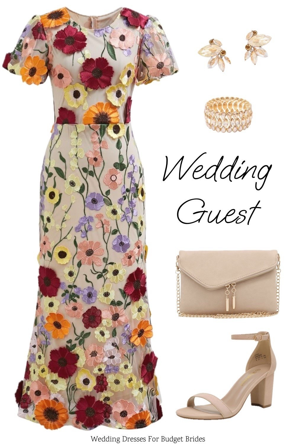Floral wedding guest outfit idea. From Chicwish and Amazon.

#LTKStyleTip #LTKSeasonal #LTKWedding