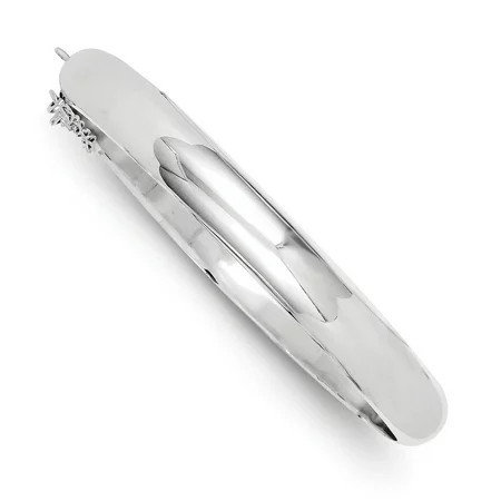 Sterling Silver Fancy Hinged Bangle Bracelet - 12.6 Grams - Measures 9mm Wide | Walmart (US)