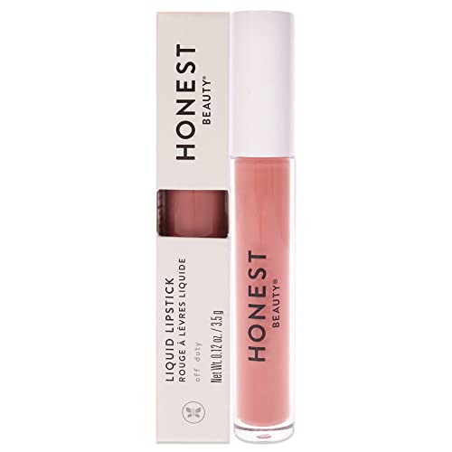 Honest Beauty Hydrating Liquid Lipstick with Hyaluronic Acid + Avocado Oil | EWG Verified, Vegan + Cruelty Free | Off Duty, .12 fl oz | Amazon (US)