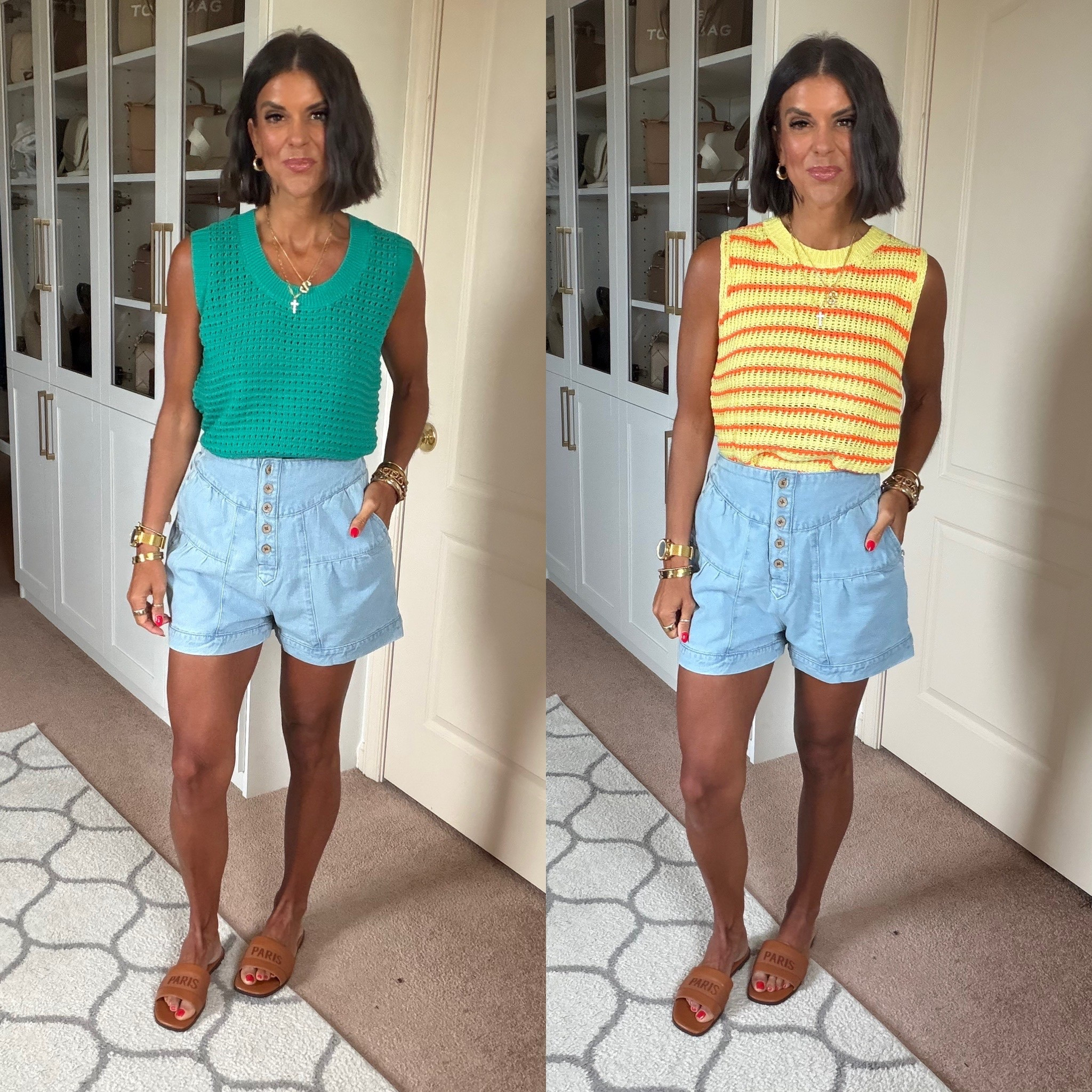 Size small in tanks and shorts

#LTKSeasonal