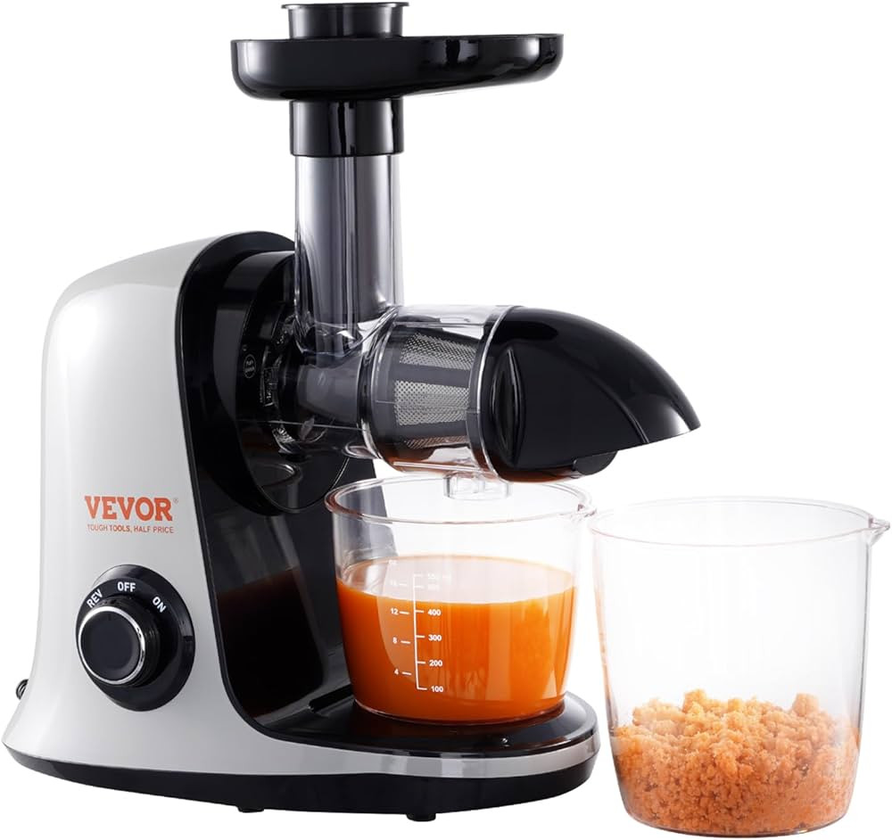 VEVOR Slow Masticating Juicer, Cold Press Juicer Machine with Reverse Function, Quiet Motor Slow ... | Amazon (US)