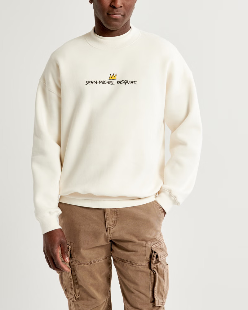 Vol. 28 Basquiat Graphic Crew Sweatshirt | Abercrombie & Fitch (US)
