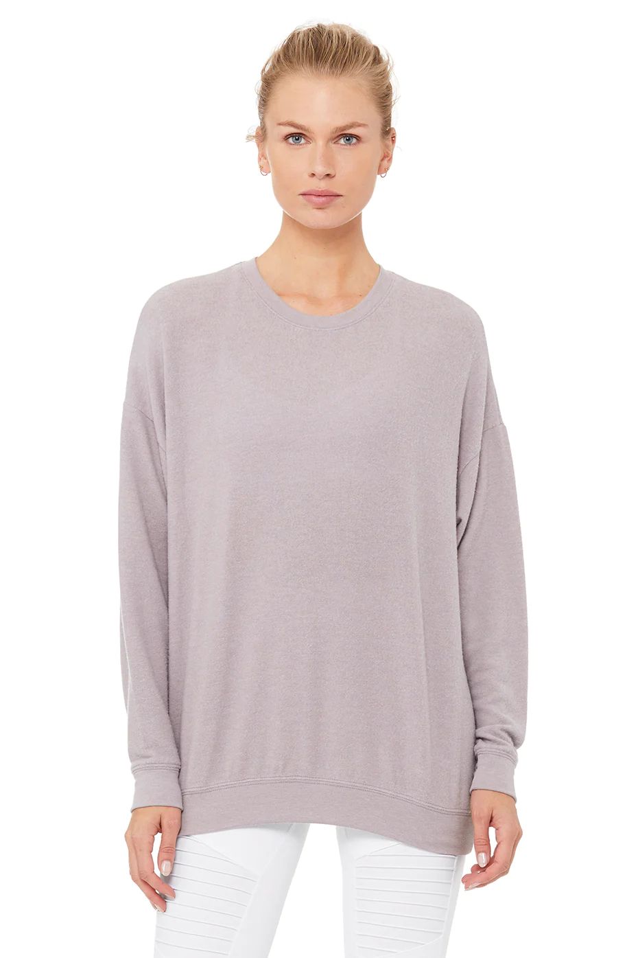 Alo Yoga Soho Pullover - Lavender Cloud - Size XS - Performance Fabric | Alo Yoga