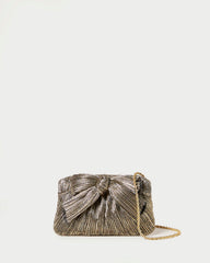 Rochelle Gold Mini Bow Clutch | Loeffler Randall