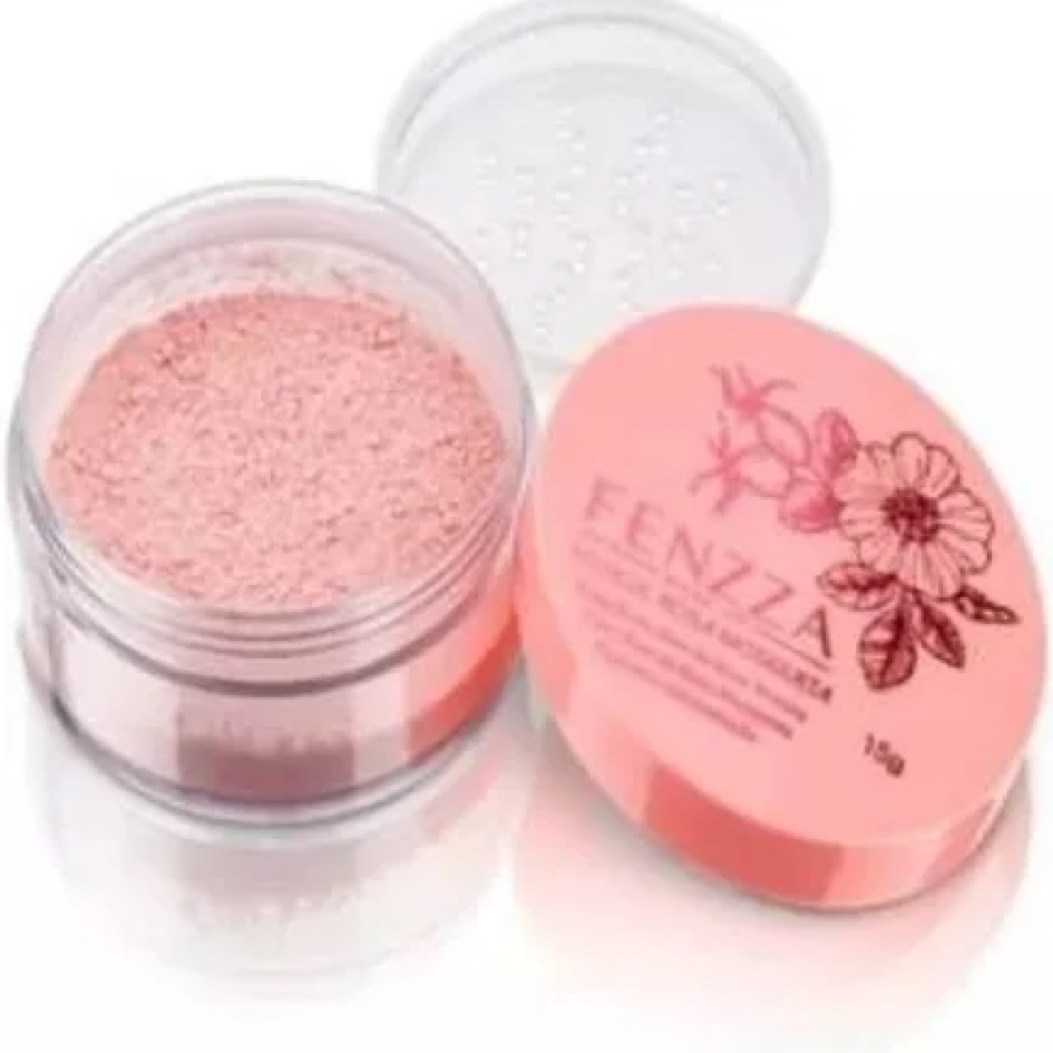 Pó rosa, fininho, e da um Blur na pele! Baratinho também. 