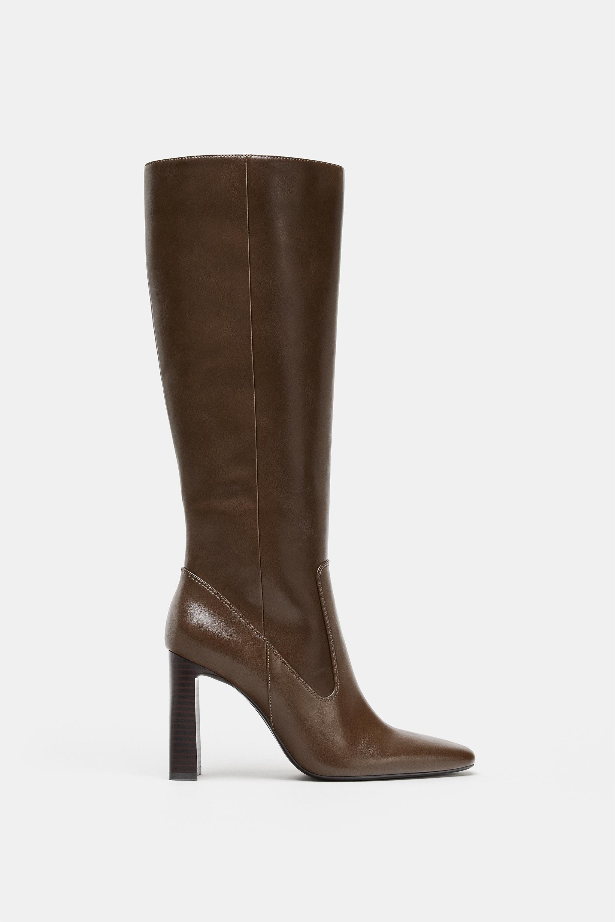 TALL BOOTS WITH TOPSTITCHING | Zara US