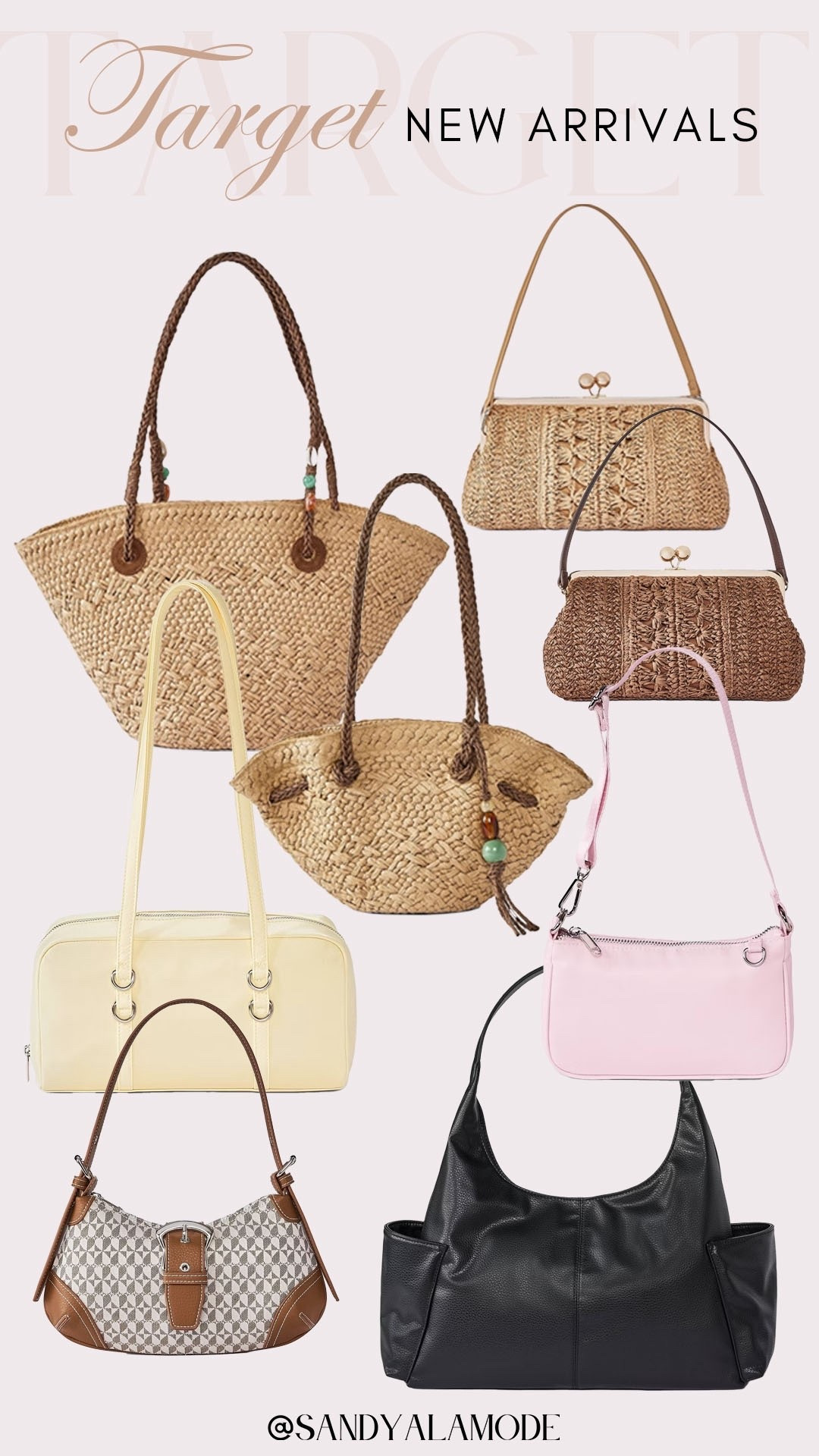 Target finds. Target fashion. Target new arrivals. Target new handbag. Target straw tote. Target summer handbag  

#LTKootd #LTKdayinmylife #LTKSeasonal