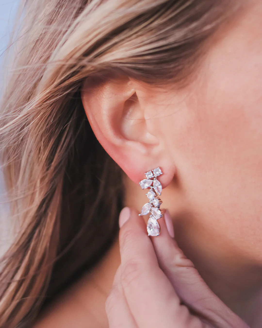 Petite Scattered Vine CZ Earrings | Dareth Colburn