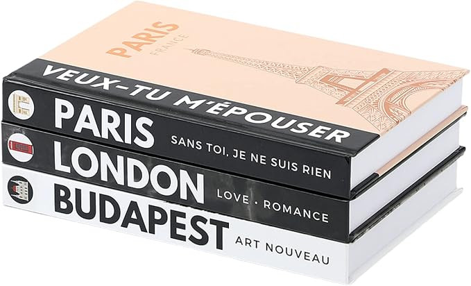 FERAHI Faux Books for Decoration, 3 PCS Decorative Books for Home Decor, Books Decor, Decor Books... | Amazon (US)
