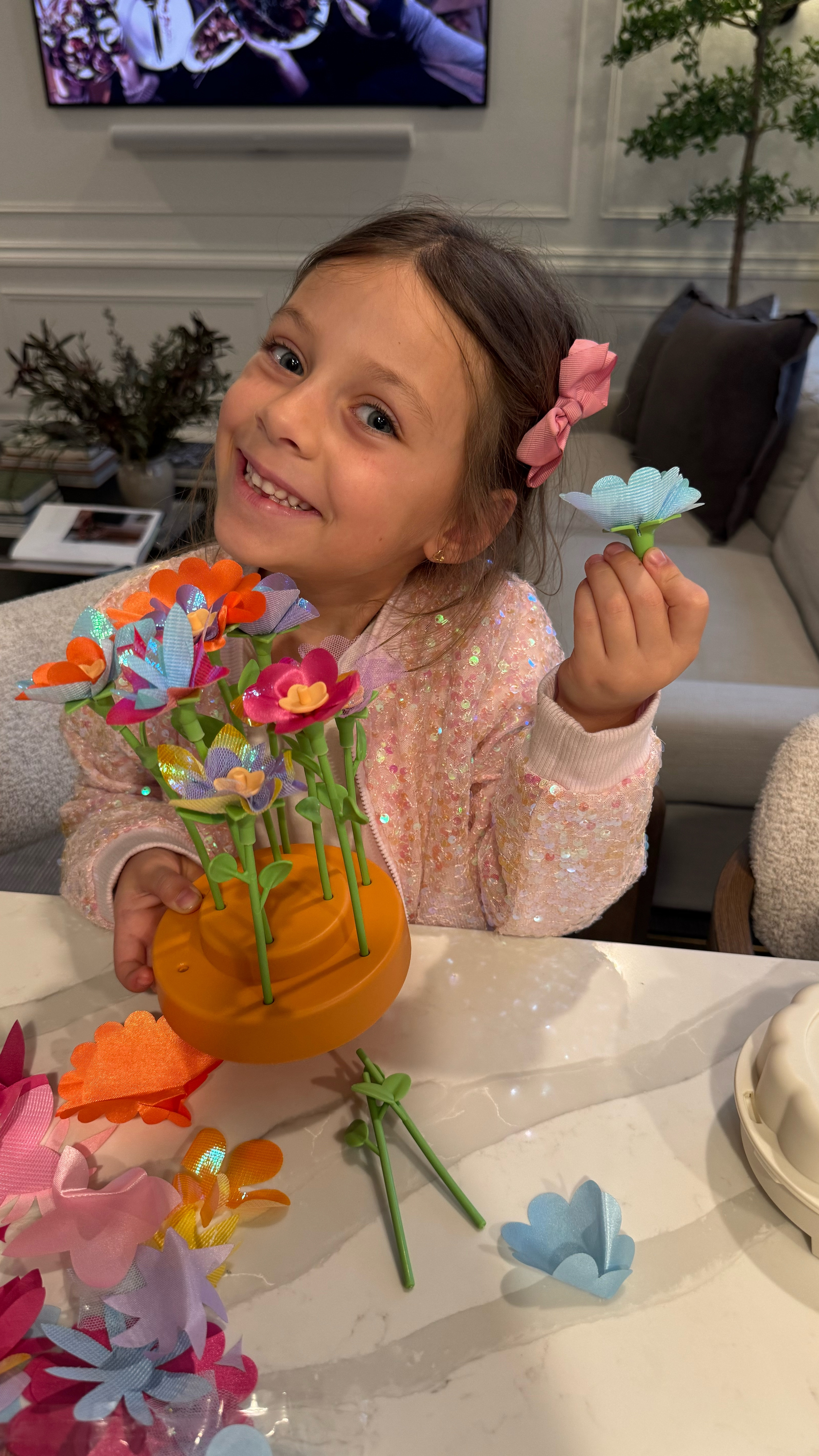 Kids flower bouquet maker 🌸💐